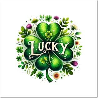 Lucky Shamrock Posters and Art